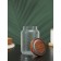 Glass Bank for bulk products with a wooden lid "Winnie", 750 ml, 9 × 15 cm