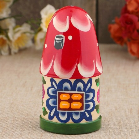 Finger Theater "Teremok", Teremok and 6 dolls, 14 cm-2