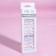 Follow nails, 24 pcs, with adhesive plates, almond shape, white/pink/lilac color
