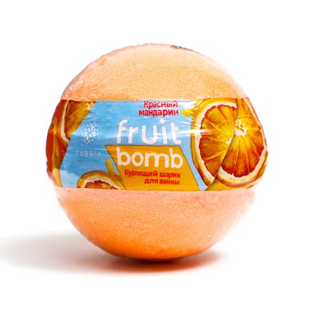 Fabrik Cosmetology Bath Bombing "Red Mandarin", 120 g