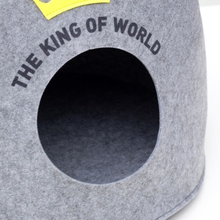 House for animals from felt "Royal Ushastik", 46 x 46 x 43 cm-4