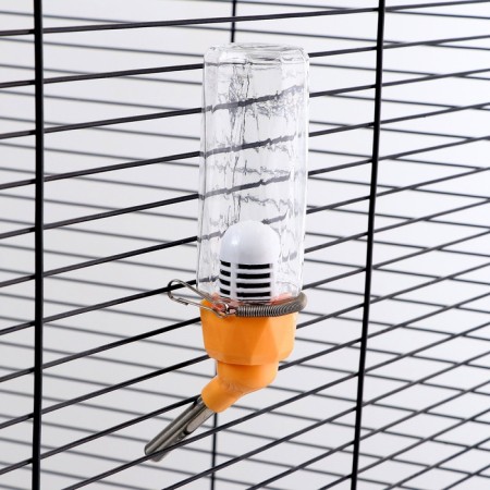 Drill for rodents, 80 ml, fastening-spring, and two interchangeable filters, orange-3