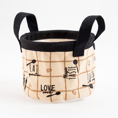 Textile basket Ethel "Homemade" 12 x14 cm-1