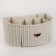 Organizer "Knitting", with a box, color white rattan