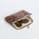 Wallet on the farmar, brown/yellow color