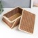 Bamboo Bamboo Bamboo Bamboo with handles 16x20x30 cm