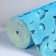 Bathroom mat "Dolphins", width 65 cm, roll 15 m, blue color
