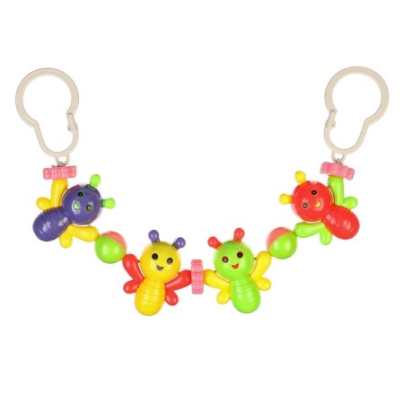 Stretching to a stroller/crib "Funny butterflies", 4 toys, crumb I-1