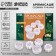 Aromasash with your own hands. Set for creating an aromatic figure made of soy wax "flowers with sparkles"