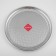 Stainless steel tray “India”, d = 45 cm, silver color