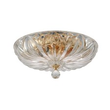 CRISTAL LOOK CRYSTAL LUX, DENIS 1551/104, E14, 4x40 W, 18x40x40 cm, Golden color