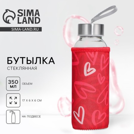 Black bottle in the Czech “hearts”, 350 ml