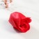 Soap petals "Bun roses. Red" 3.5x3.5x4 cm