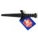 Plastic dagger, black color