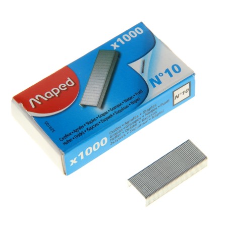Staps for stapler No. 10 Maped Standard, 1000 pieces