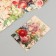 Cardboard "retro flowers" set 10 pcs (5 types) 4x6 cm