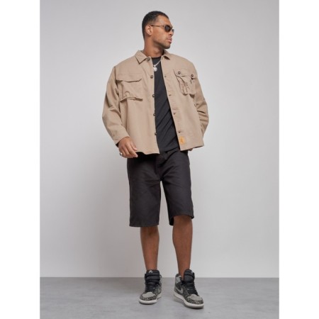 Jeaning jacket men's, size 52, beige color-10