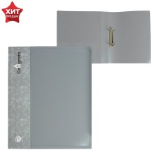 Folder on 2 rings A4 Calligrata, 40mm, 700mm, pocket at the end, gray