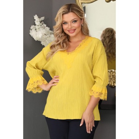 Female jumper, size 58, yellow color-15
