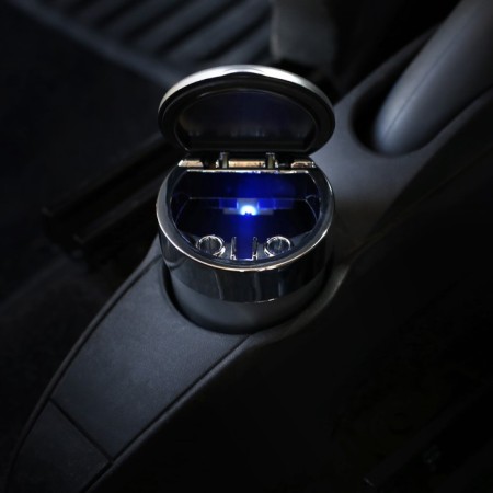 Torso car ash with backlight, chrome-3