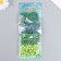Beads for creativity tree "Meadow gamma" d-0.8 cm, 4 colors x 10 g