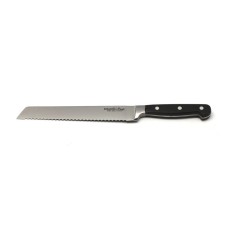 Atlantis bread knife, black color, 20 cm