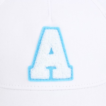 Women's cap "A", white color, rr 56-3