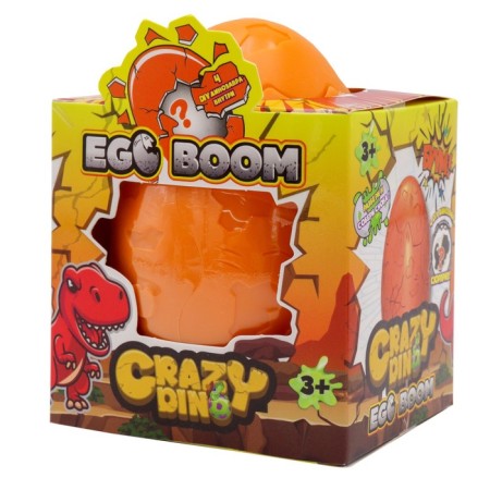 Collectible figurine-scurry dinosaur Crazy Dino Egg Boom, with a map, mix-2