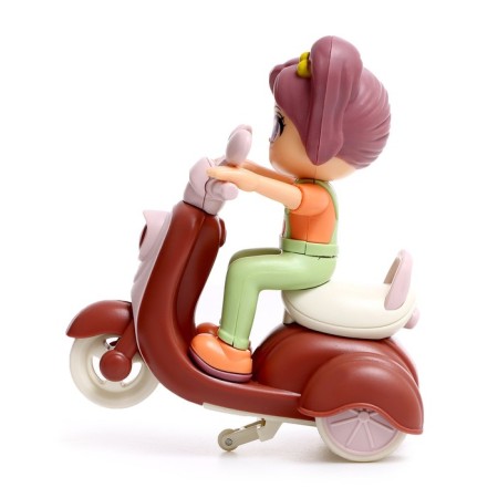 Inertial motorcycle "flight", color mix-3