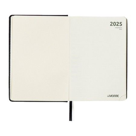 Dated diary 2024 A5 176 sheets, Devente.wild, Firmly covered with artificial leather, gold cut, lies, cream block 70 g/m2, black-6