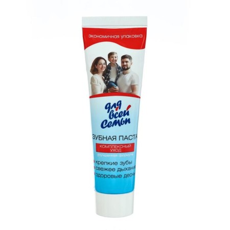 Toothpaste "for the whole family", comprehensive care, 100 g