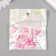 Plastic beads "Heart. Pink, white, transparent" set of 20 g 1.2x0.9x0.8 cm