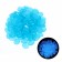 Interior decor, 100 pcs, luminous, 20 x 30 mm, blue