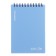 Notepad for spirals A6 80 sheets, cage, Erichkrause, "Symbol" Plastic Cover Silkography, Bloc Offset Beliac 100% Blue