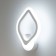 Sconces Citilux "rhombi" CL236B310, 17x24 cm, 1x12W, LED, white color