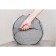 Bolster Round, 33x16 cm, gray color