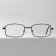 Ready glasses GA0522 (color: C1 metallic; diopter: + 3.5; tint: no)