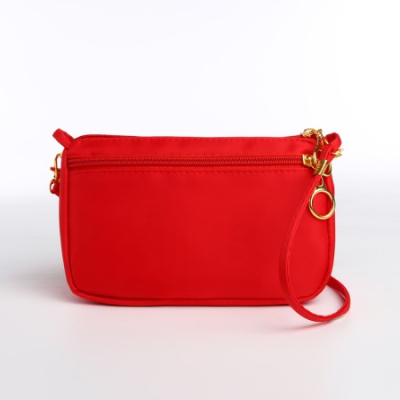Bag Women's Cross-Bodi with a zipper, red color-2