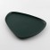 Ceramic non-standard ceramic form “dark green”, 28 x 22 cm, green color