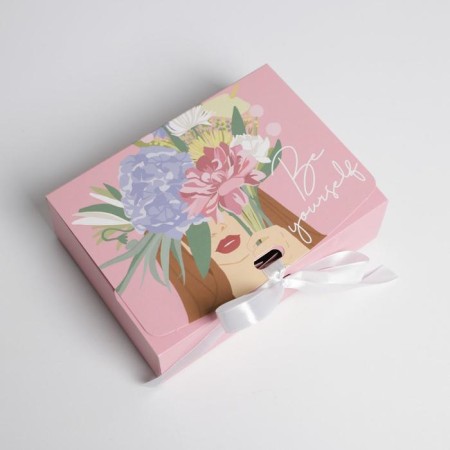 Bearbox Gift Bilateral folding, packaging, "Girl", 16.5 x 12.5 x 5 cm-3