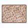 ALRUARE RAVING RAVE, Bilateral (fleece+rattan), 55 x 45 cm, beige