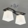 Ceiling lamp 2x60W E27, size 43x17.5x28 cm
