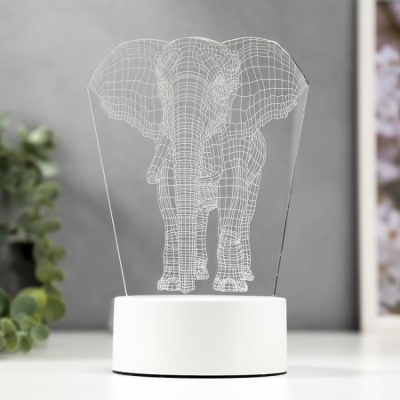 Lamp "Elephant" LED white from the network 9.5x12.5x19cm Risalux-1