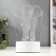 Lamp "Elephant" LED white from the network 9.5x12.5x19cm Risalux