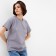 Women's T -shirt Minaku: Basic line color gray, size 46
