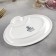 Porcelain dish with a saucechik Wilmax Teona, D = 20 cm, white color