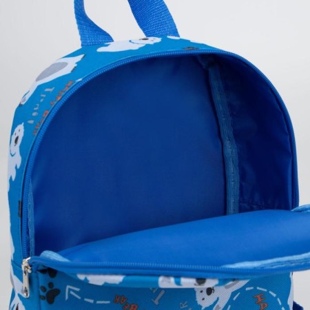 Baby backpack on lightning, blue color-5