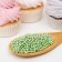 Confectionery sprinkling balls 4 mm, green chrome, 50 g