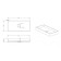 ABBER STEIN AS2622 sink, invoice, 800x380x100 mm, artificial stone, white