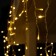 Garland "fringe" 3 × 0.6 m, IP44, UMS, transparent thread, 160 LED, glow warm white, 220 V